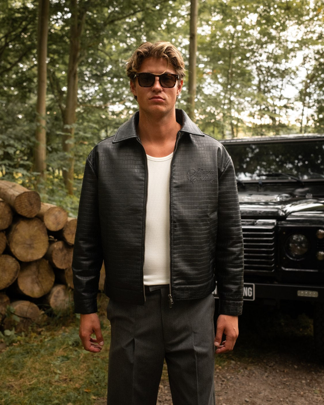 Croc Jacket Black